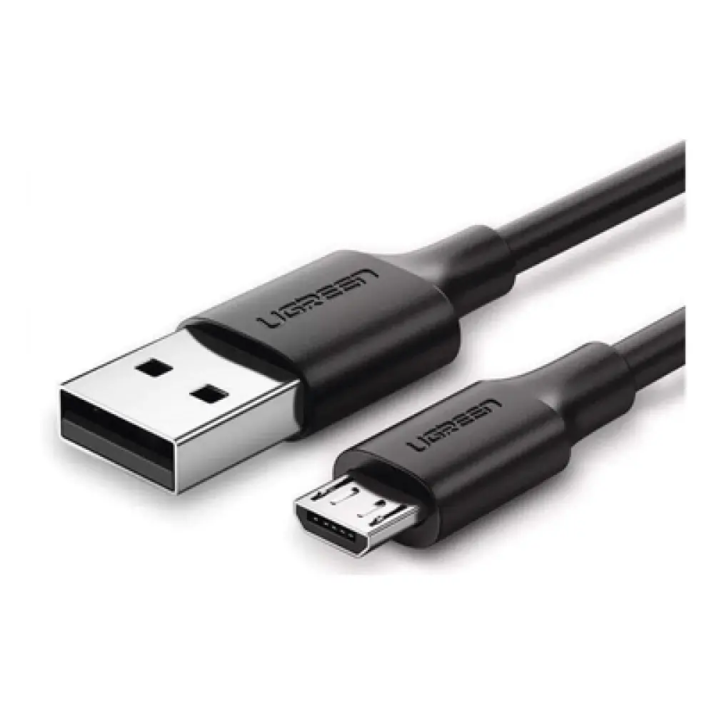 Cable USB-A a Micro USB / 2 Metros (6.56 Pies) / Carga Rápida 18W / USB 2.0 480Mbps / 5,000 Flexiones / Conectores Niquelados