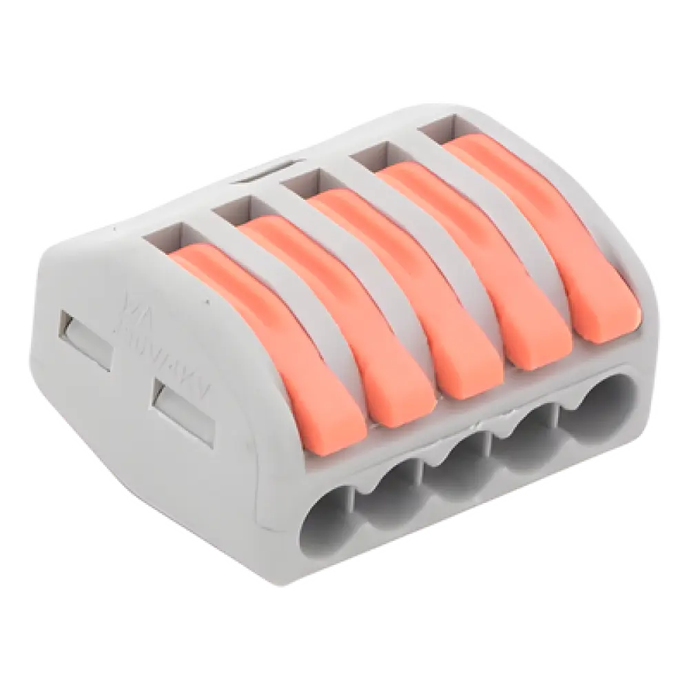 Conector de Distribución Eléctrica / 1 Entrada 4 Salidas / 250V 32A / 12AWG-28AWG / 2.6 x 2.1 x 1.5 cm (1.02 x 0.83 x 0.59 in)