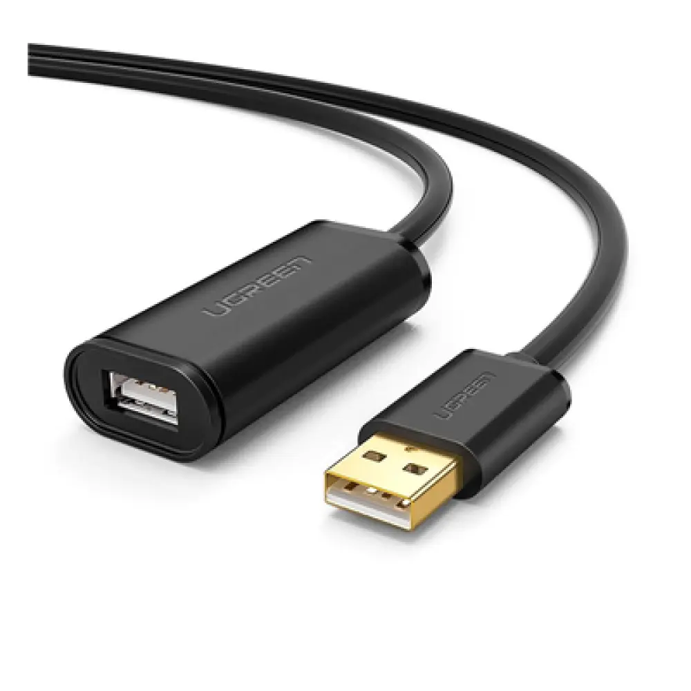 Cable de Extensión Activo USB 2.0 / 5 m (16.4 ft) / Amplificador FE1.1S / Velocidad 480 Mbps / Macho-Hembra / Triple Blindaje