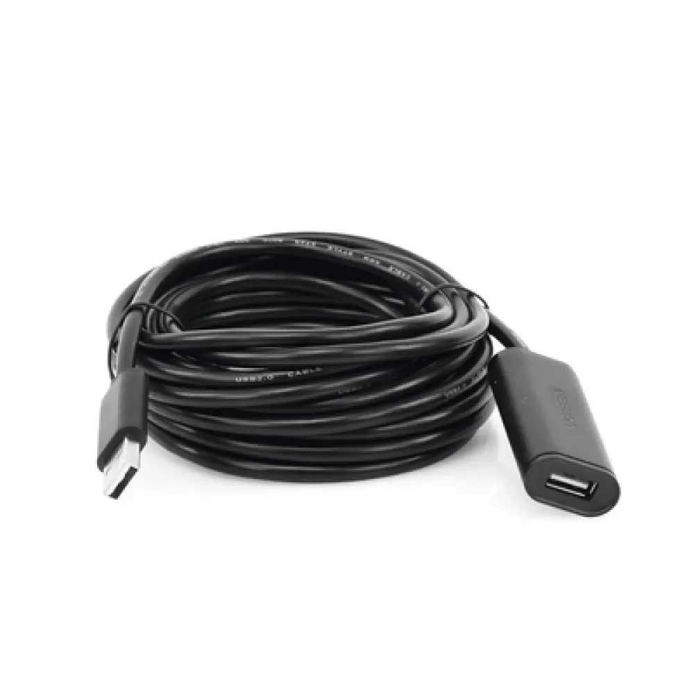 Cable de Extensión Activo USB 2.0 / 5 m (16.4 ft) / Amplificador FE1.1S / Velocidad 480 Mbps / Macho-Hembra / Triple Blindaje