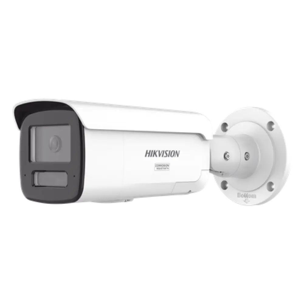 Bala IP / 4 MP / Lente 4 mm / 60 m IR + Luz Blanca / IP67 NEMA 4X / WDR 130 dB / Audio 2 Vías / 195 pies IR
