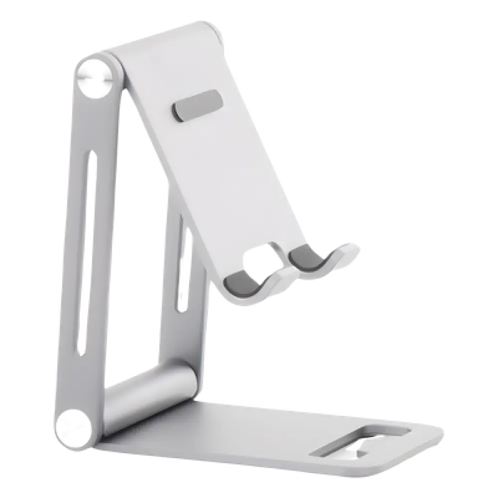 Soporte para Teléfono Celular / Aluminio / Ajustable / Plegable / 4.7'' a 7.9'' / Antideslizante