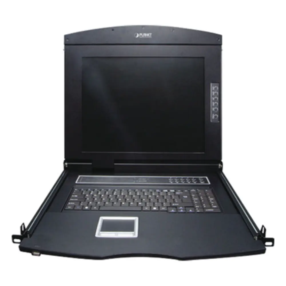 Consola KVM LCD / 17 Pulgadas / 8 Puertos VGA / Resolución 1280x1024 / Rack 1U / Cascada hasta 64 Servidores