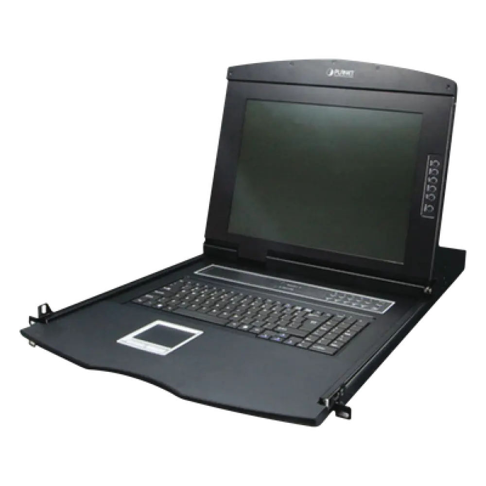 Consola KVM LCD / 17 Pulgadas / 8 Puertos VGA / Resolución 1280x1024 / Rack 1U / Cascada hasta 64 Servidores
