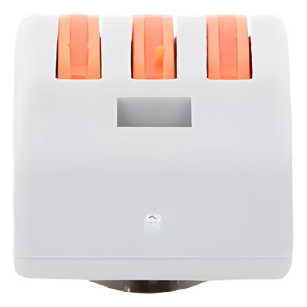 Conector de Presión / 1 Entrada 2 Salidas / 250V 32A / Cables 12AWG-28AWG / 0.63x0.83x0.59 pulgadas