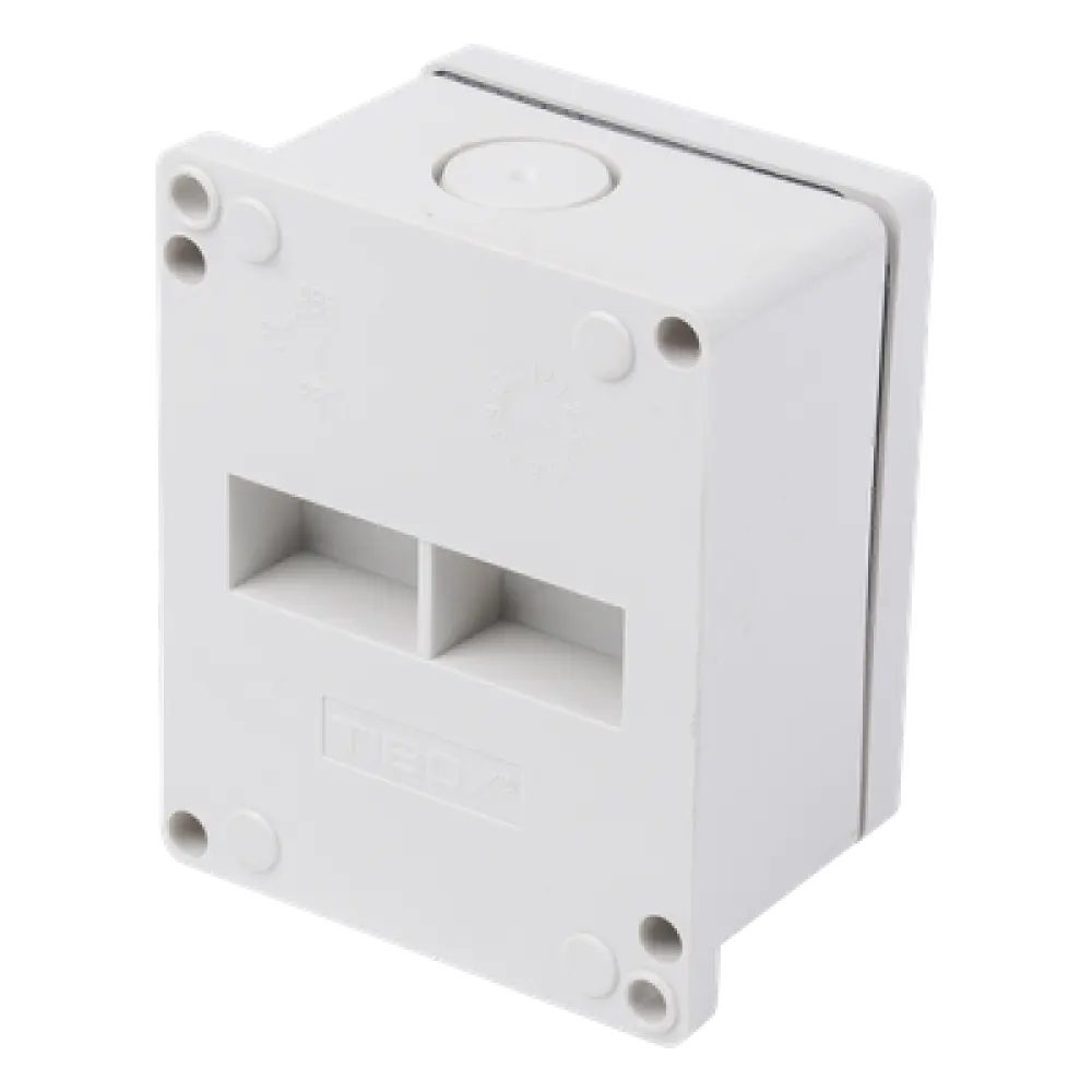 Caja de Interconexión / 6 Terminales / IP65 / 110 VCA / 12-24 VCC / 91 x 75 x 43 mm (3.58 x 2.95 x 1.69 in)