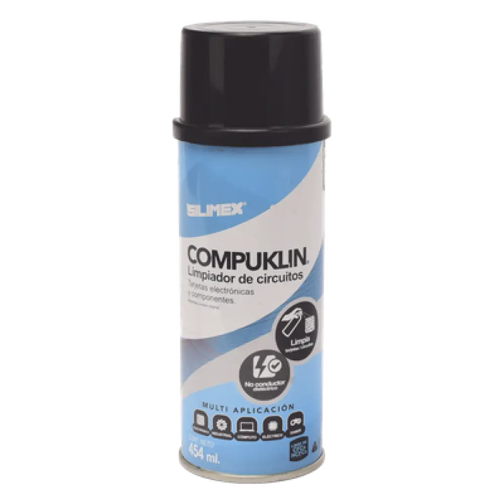 Limpiador Dieléctrico en Aerosol / 454 ml / Desengrasante para Circuitos / Rápida Evaporación / Sin Residuos