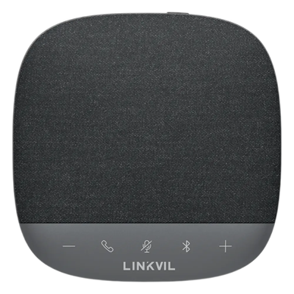 Altavoz-Micrófono Portátil / Bluetooth 5.4 / USB-A/C / 3 Micrófonos Omnidireccionales / Alcance 1.5 m (4.9 ft) / Batería 16 Horas / ENC/ANS/AGC
