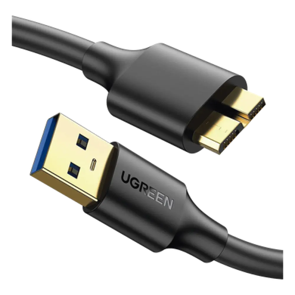 Cable Adaptador USB-A a Micro USB-B / USB 3.0 / 5 Gbps / 0.5 m (1.64 ft) / Carga y Sincronización / Blindaje Múltiple / 22 AWG
