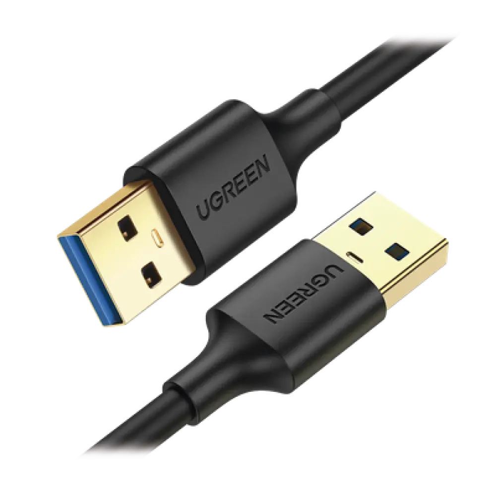 Cable USB-A 3.0 / Macho a Macho / 5 Gbps / 1 Metro (3.3 ft) / Núcleo Cobre Estañado / Blindaje Múltiple / Plug & Play