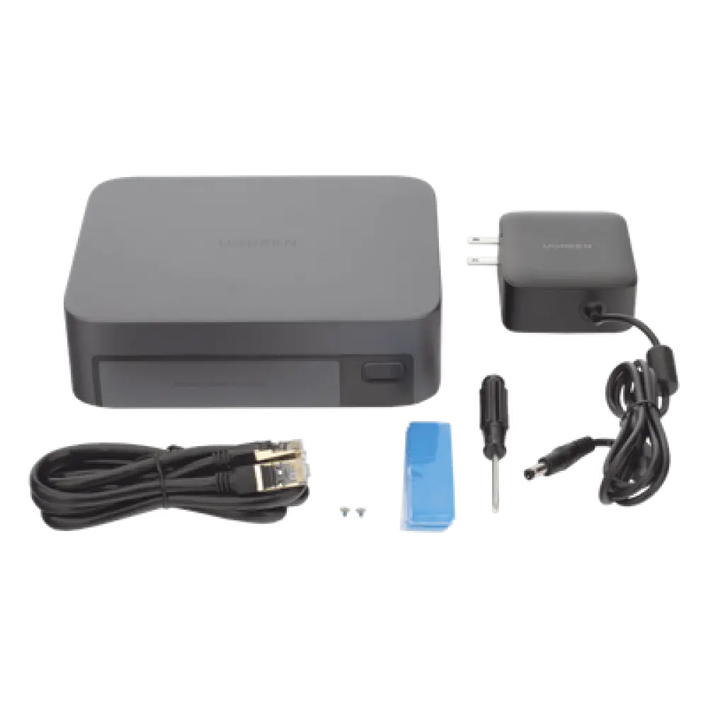 NAS Compacto / 4 Ranuras SSD M.2 NVMe PCIe 4.0 y 3.0 / Intel Core i5-1235U 10 Núcleos / 10GbE / Thunderbolt 4 40 Gbps / HDMI 8K / DDR5 hasta 64 GB
