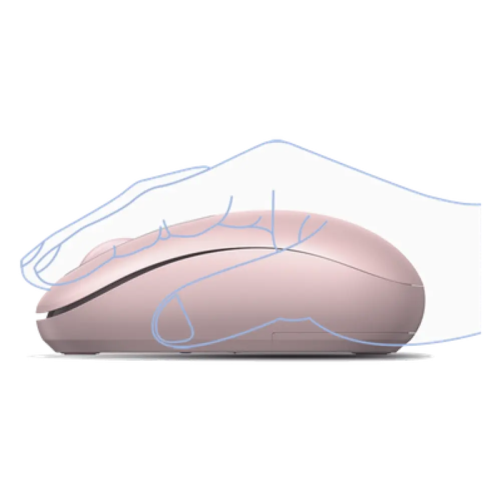 Mouse Inalámbrico / 2.4 GHz / Alcance 10 m (32.8 ft) / 4 Niveles DPI / 3 Botones / Silencioso / Ergonómico