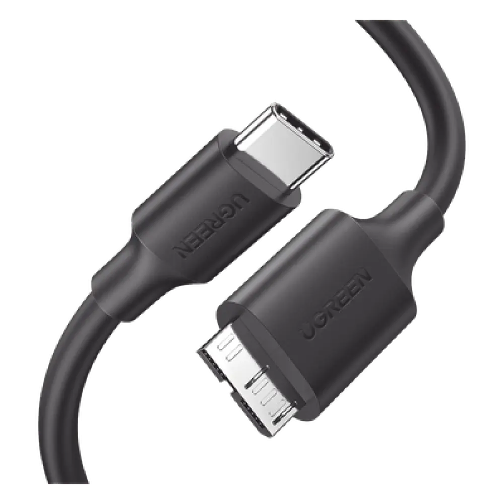 Cable USB-C 3.0 a Micro-B / 5 Gbps / 1 m / Carga Rápida / 10,000 Inserciones / Blindaje Múltiple