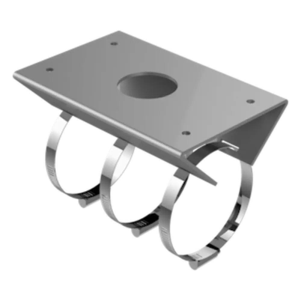 Montaje de Poste para Exterior / Brazo Extensible 305mm (12 pulgadas) / Aleación de Aluminio / IP66 / Compatible con 30+ Modelos PTZ