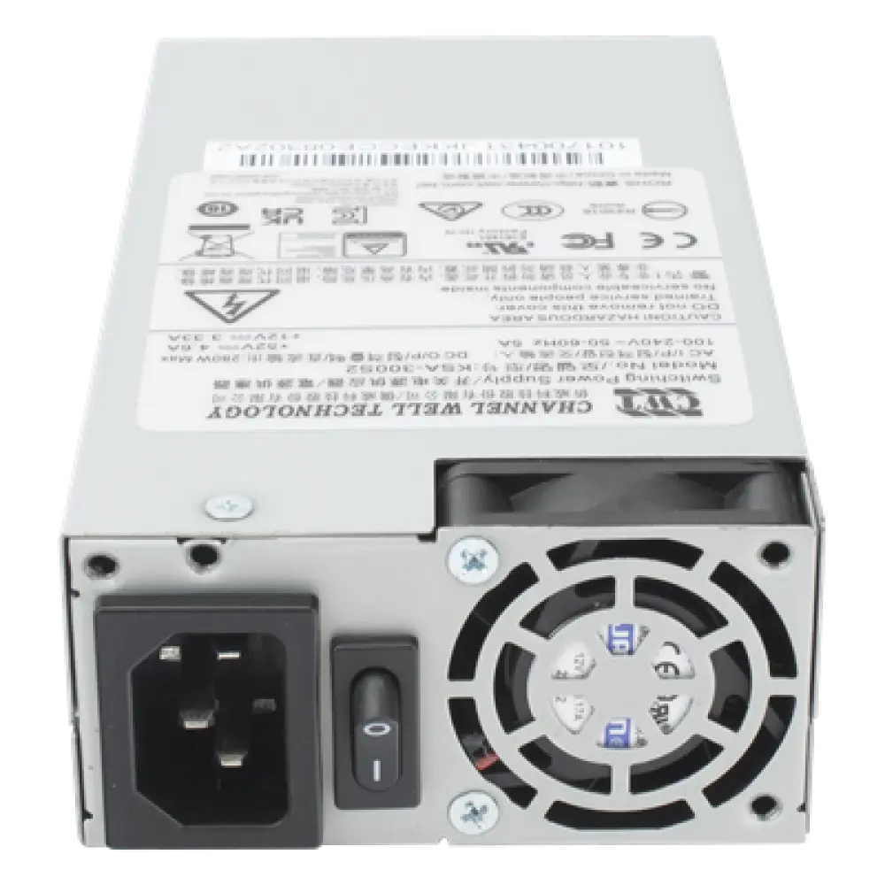 Fuente Interna / Entrada 110-220V / Protección contra Descarga / Diseño sin Tornillería / Compatible con NVRs DS-7716NI-M4/16P y DS-7732NI-M4/16P