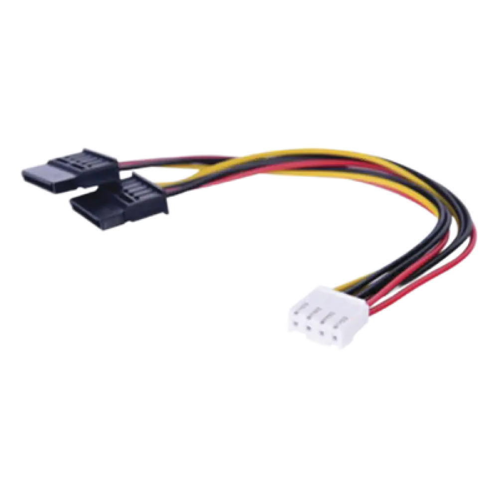 Cable de Alimentación SATA / Doble Corriente / 15 cm (0.49 pies) / Compatibilidad Universal DVR