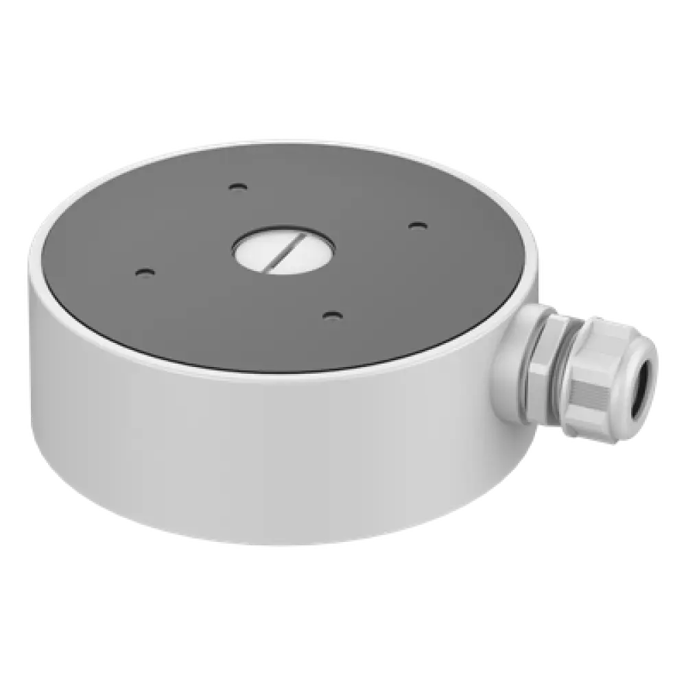 Caja de Conexión para Domo IP / Aleación de Aluminio / 160x55 mm (6.3x2.1 in) / Exterior / 442.6 g