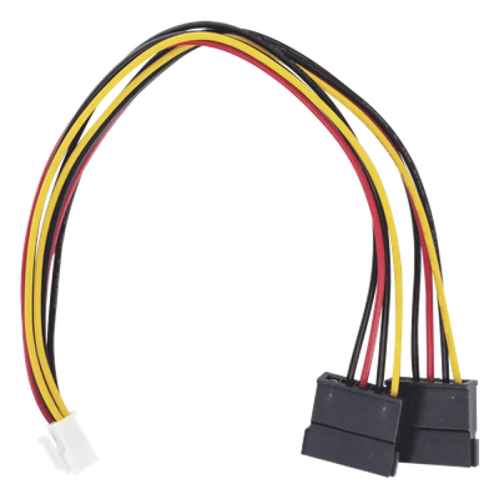 Cable de Alimentación SATA / 25 cm / 0.82 pies / Compatible con DVR Hikvision y EPCOM