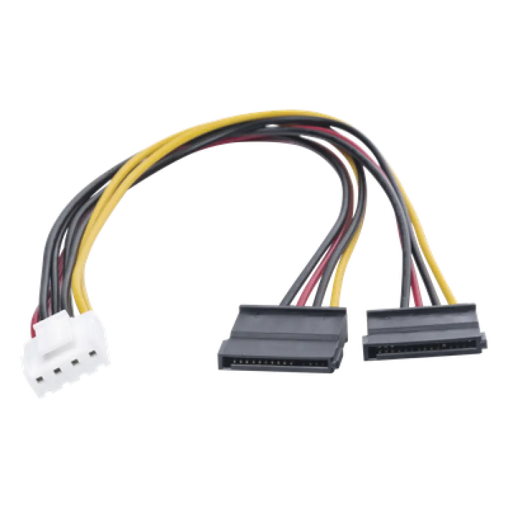 Cable de Alimentación SATA / 25 cm / 0.82 pies / Compatible con DVR Hikvision y EPCOM
