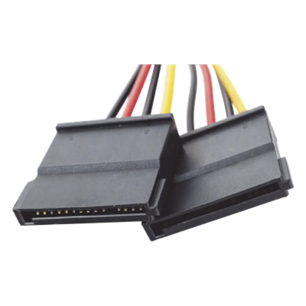 Cable de Alimentación SATA / 25 cm / 0.82 pies / Compatible con DVR Hikvision y EPCOM