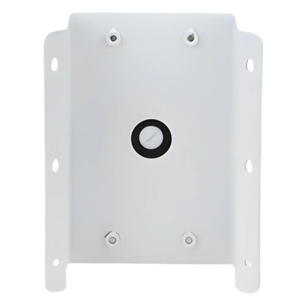 Montaje de Esquina con Caja de Conexión / Compatible Domos PTZ / Aleación de Aluminio y Acero / Carga 10 kg (22 lb) / Adaptador AC 24V 3A / IP para Exterior