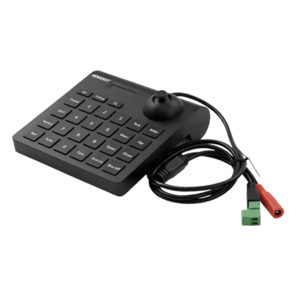 Mini Teclado Controlador PTZ / LCD / Joystick Multidireccional / RS-485 / 12VCC