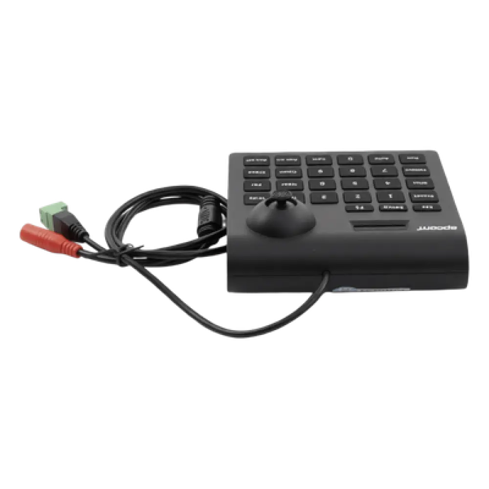 Mini Teclado Controlador PTZ / LCD / Joystick Multidireccional / RS-485 / 12VCC