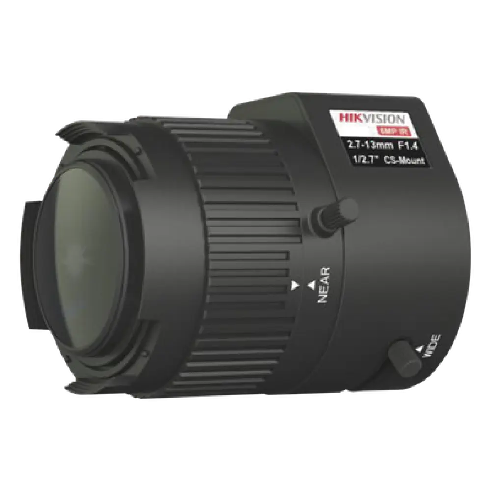Lente Varifocal / 6 Megapixel / 2.7 a 13 mm / Auto Iris / Formato 1/2.7" / Montaje CS / 108.2° a 35.7°