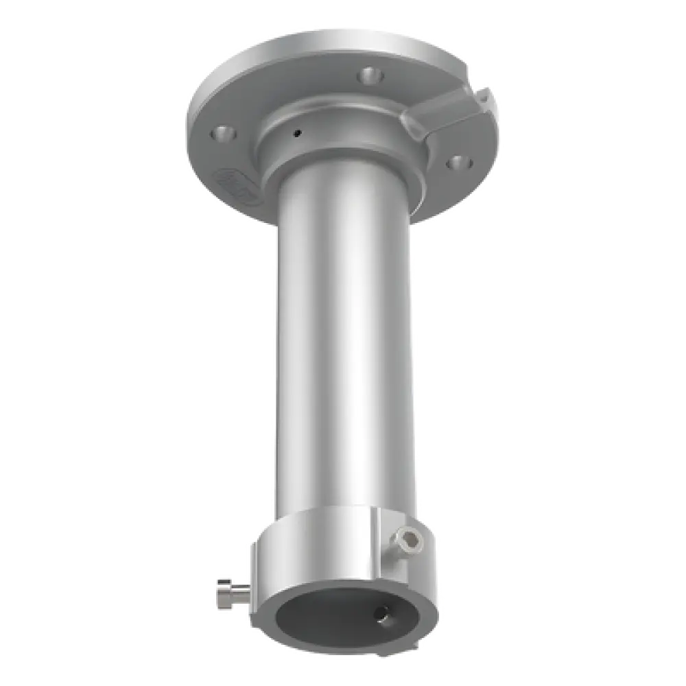 Montaje de Techo Tipo Tubo / 20 cm (0.66 ft) de Largo / Aleación de Aluminio / Ø116.5 mm / 600 g / Compatible con Domos PTZ