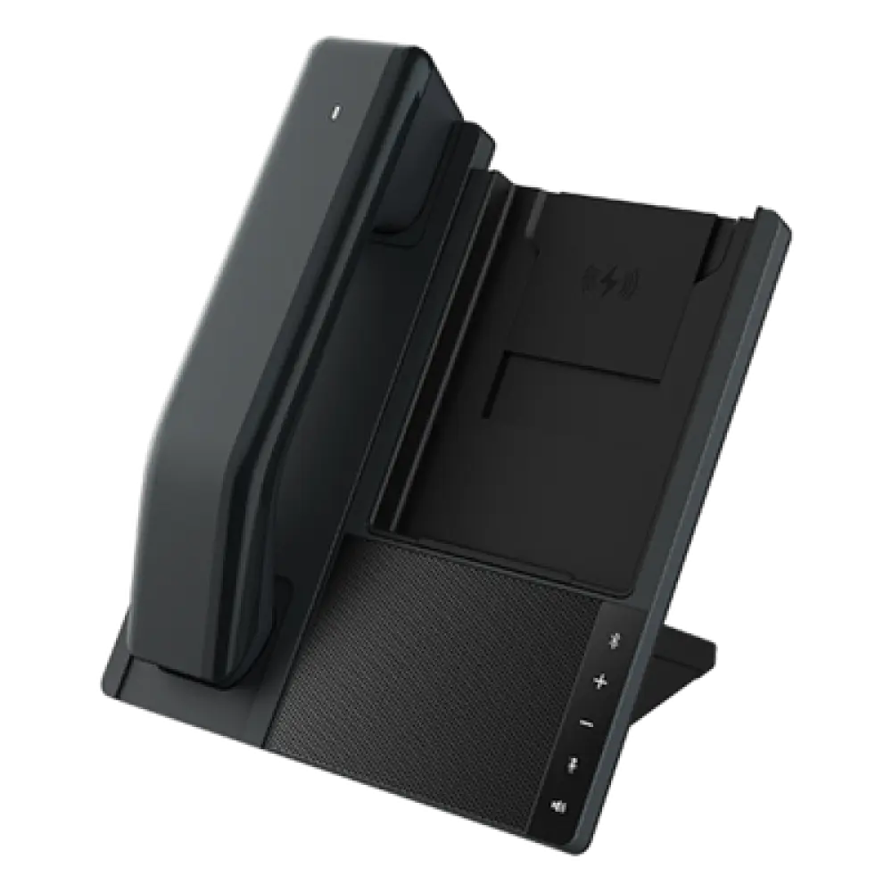 Estación Telefónica Todo en Uno / Bluetooth 5.4 / Handset Inalámbrico HD / Carga Inalámbrica Qi / Altavoz de Conferencia / Compatible PC y Smartphone