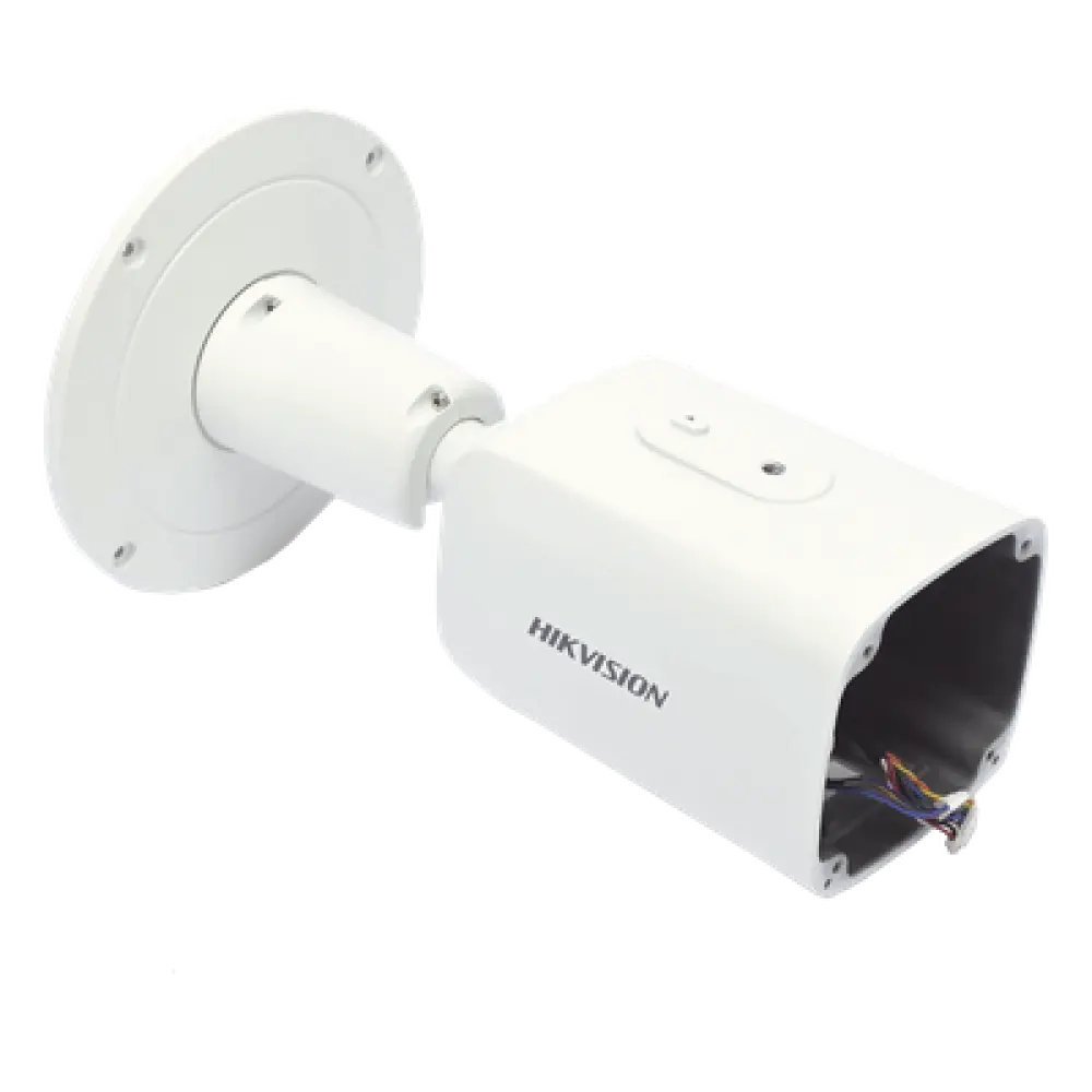 Tapa Trasera para Cámara IP / Salida de Cable Hermética / Base con Soporte / Sin Tornillería
