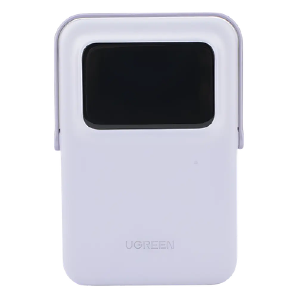Power Bank Inalámbrico / 5000 mAh / PD 20W / Carga Inalámbrica 7.5W / Pantalla TFT / Soporte Magnético