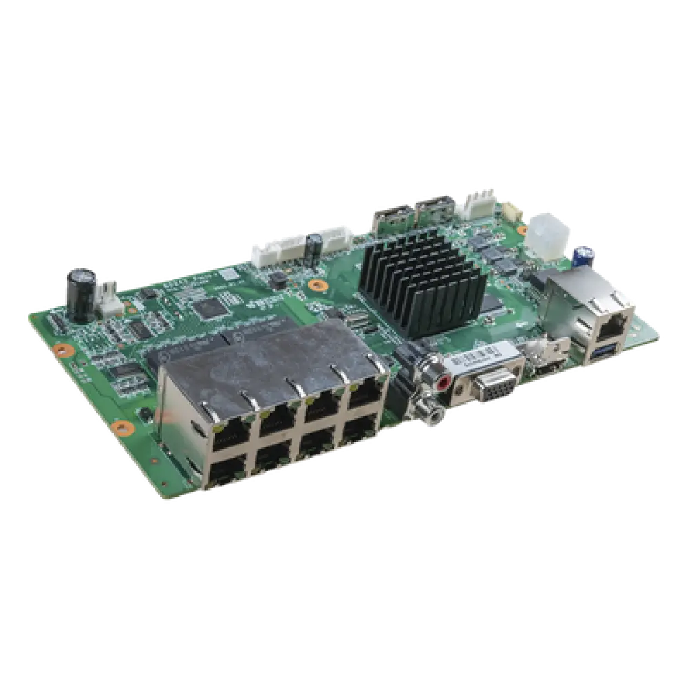 Tarjeta Principal de Reemplazo / Videovigilancia IP / 8 Canales PoE / Compatible con NVR Hikvision