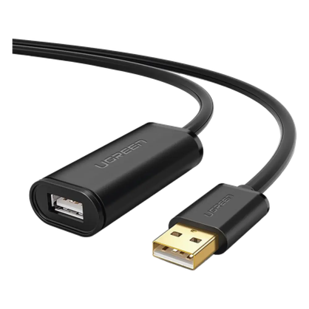 Cable de Extensión Activo USB 2.0 / 30 m (98.4 ft) / Macho-Hembra / Amplificador FE1.1S / 480 Mbps / Blindaje Triple
