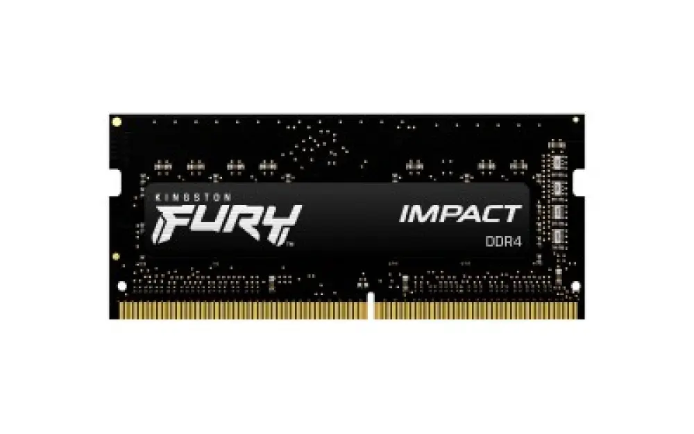 MEMORIA RAM KINGSTON FURY IMPACT SODIMM DDR4 16GB 3200MT/S CL20 1RX8 1.2V