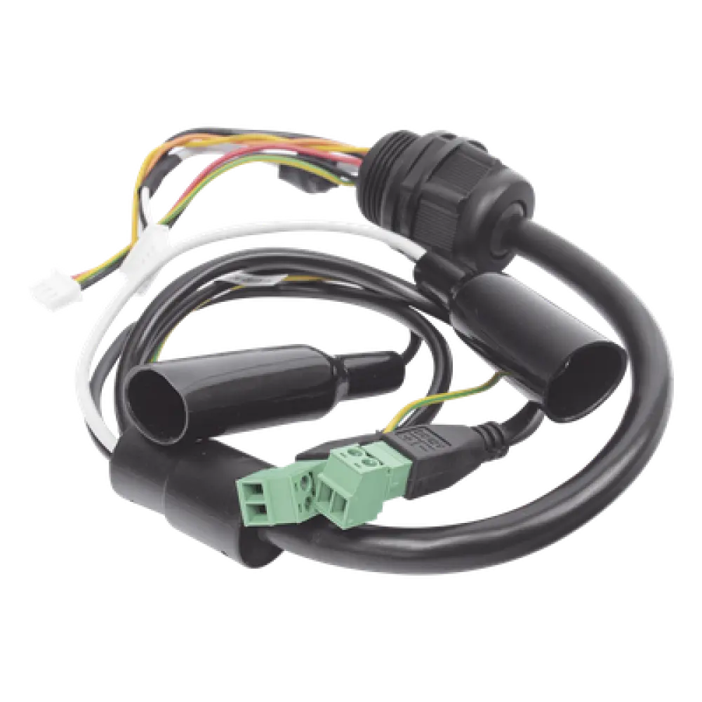 Arnés de Conexión para Domo PTZ / Conectores RS-485 / Alimentación 12 Vcc / Cable 50 cm (19.7 in) / Forro Protector