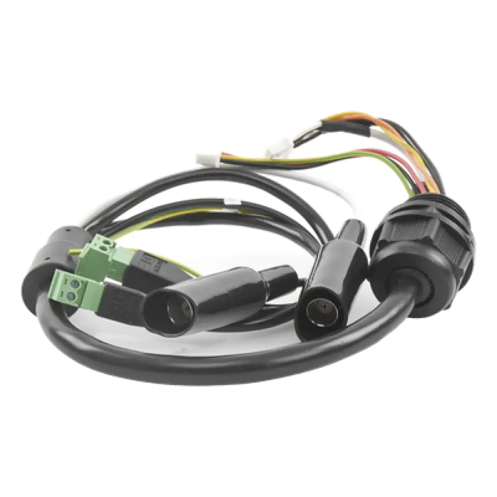 Arnés de Conexión para Domo PTZ / Conectores RS-485 / Alimentación 12 Vcc / Cable 50 cm (19.7 in) / Forro Protector