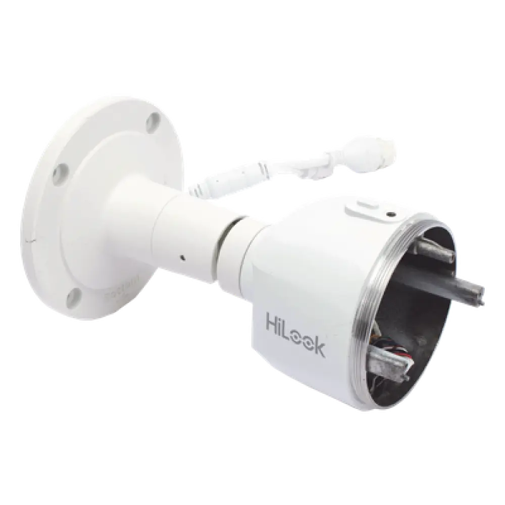 Tapadera Trasera con Salida de Cable / Sellado Hermético IP66 / Soporte Empotable Integrado / Aluminio Resistente / Compatible con Cámaras Bala IP Varifocal