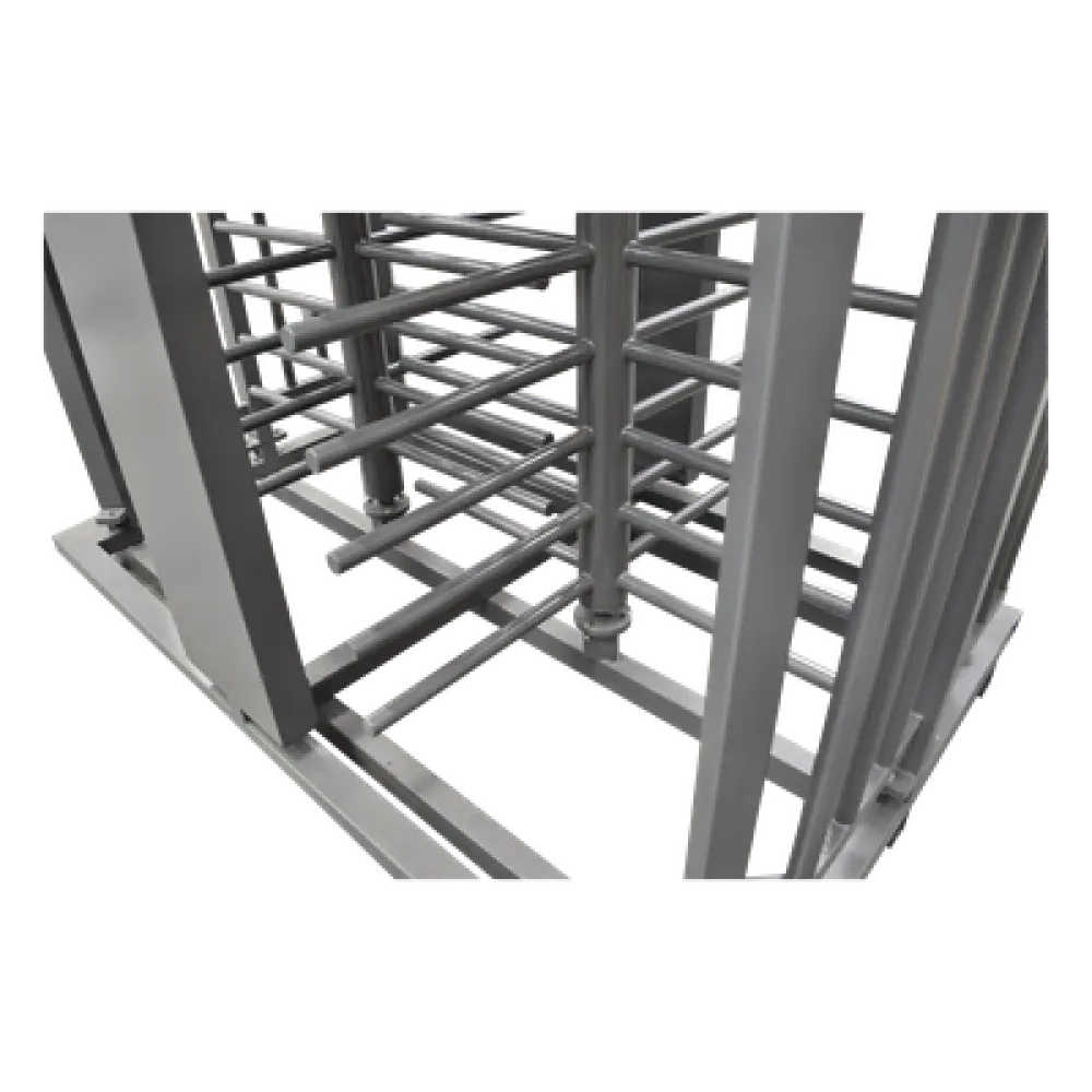 Torniquete de Cuerpo Completo / 4 Ejes de Seguridad / Rotación 90° / 30 Personas por Minuto / Interior/Exterior / 110 VCA / Acero al Carbón con Pintura Gris