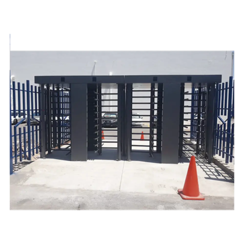 Torniquete de Cuerpo Completo / 4 Ejes de Seguridad / Rotación 90° / 30 Personas por Minuto / Interior/Exterior / 110 VCA / Acero al Carbón con Pintura Gris