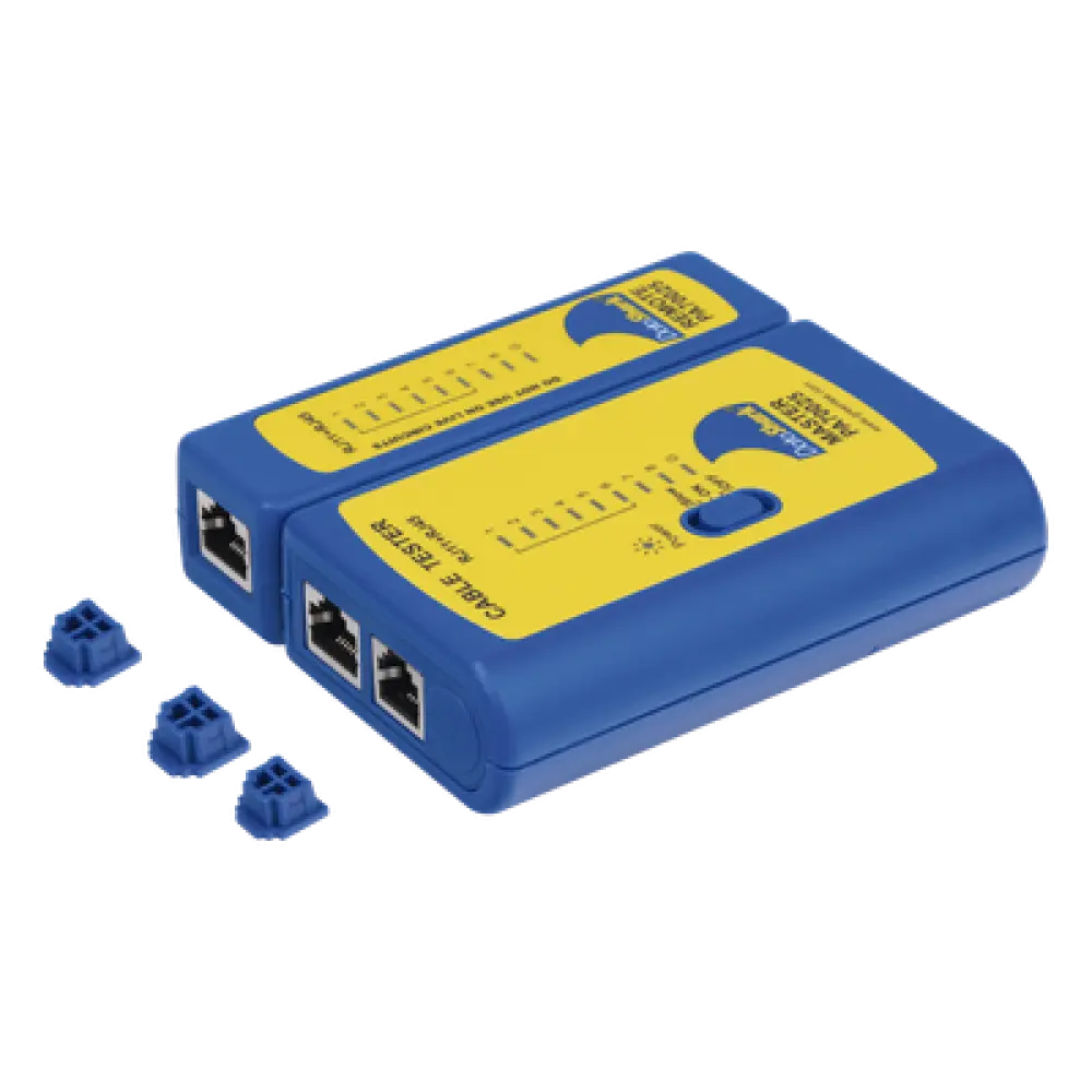 Probador de Cables de Red / Detección de Fallas / LEDs por Pin / Unidad Remota Incluida