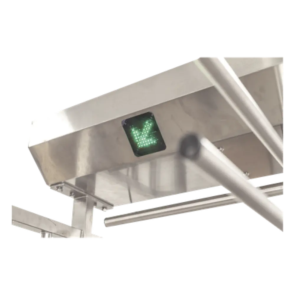 Torniquete Doble de Cuerpo Completo / Acero Inoxidable 304 / 25 Personas/min / 110 VAC / Apertura Automática en Emergencias