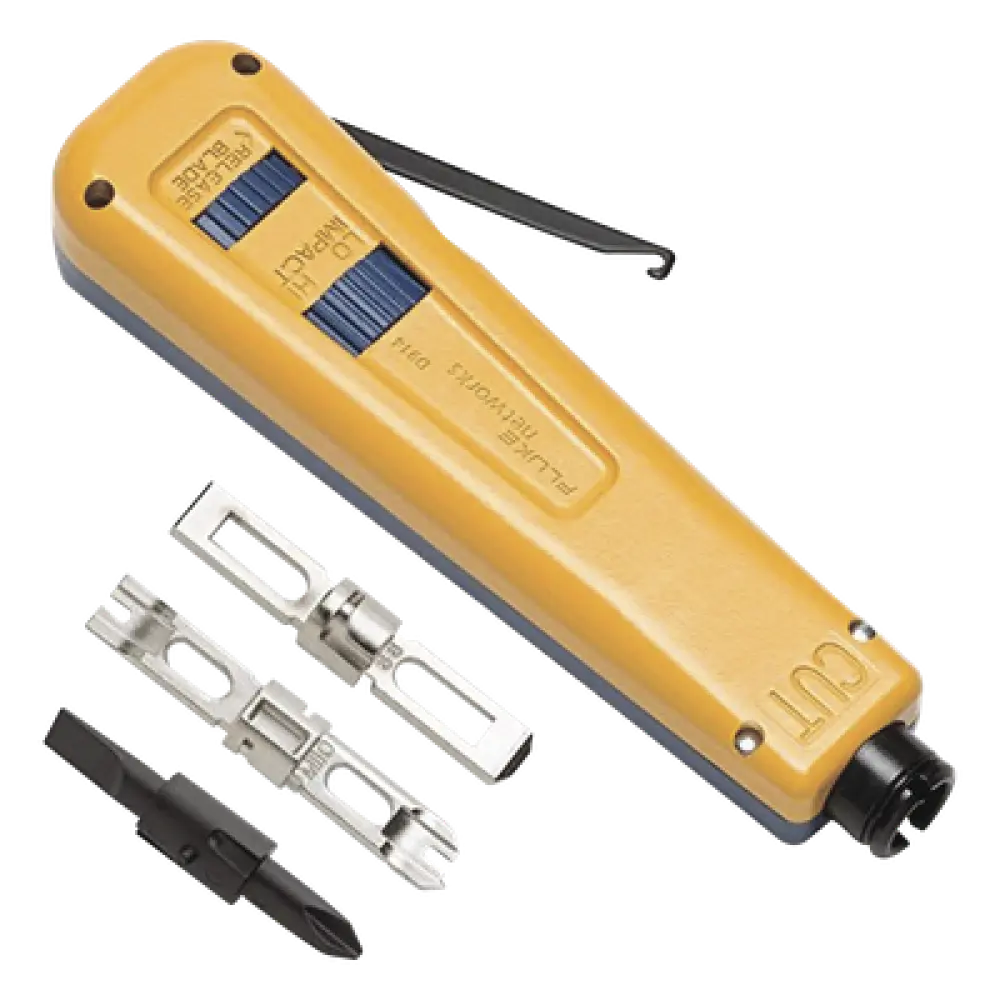 Herramienta de Impacto / Crimpadora D914 / Cuchilla Eversharp 110/66 / AWG 22-26 / Mango Ergonómico Antifatiga