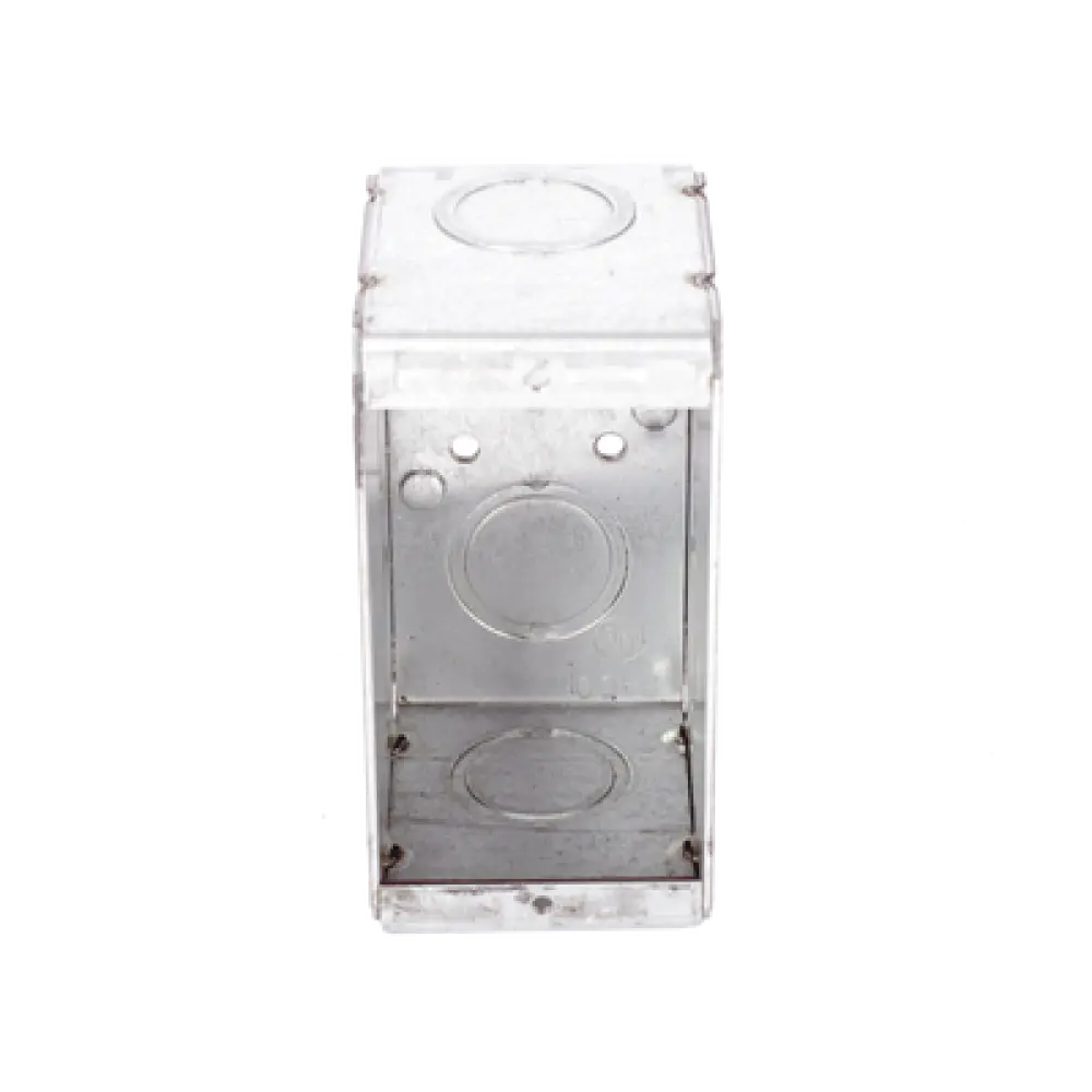 Caja Multigang / 1 Gang / 2.5 in (6.35 cm) Profundidad / 8 TKO 1/2-3/4 in / 16.0 in³ / Acero Galvanizado