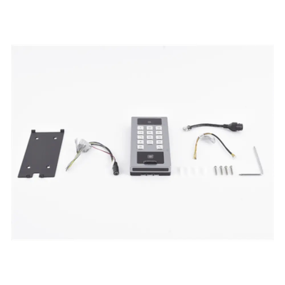 Terminal de Control de Acceso / Videoportero Multiapartamento / 2 Megapixel / IP65 & IK09 / 10,000 Huellas / 100,000 Tarjetas / PoE / 2 Relays / Wi-Fi
