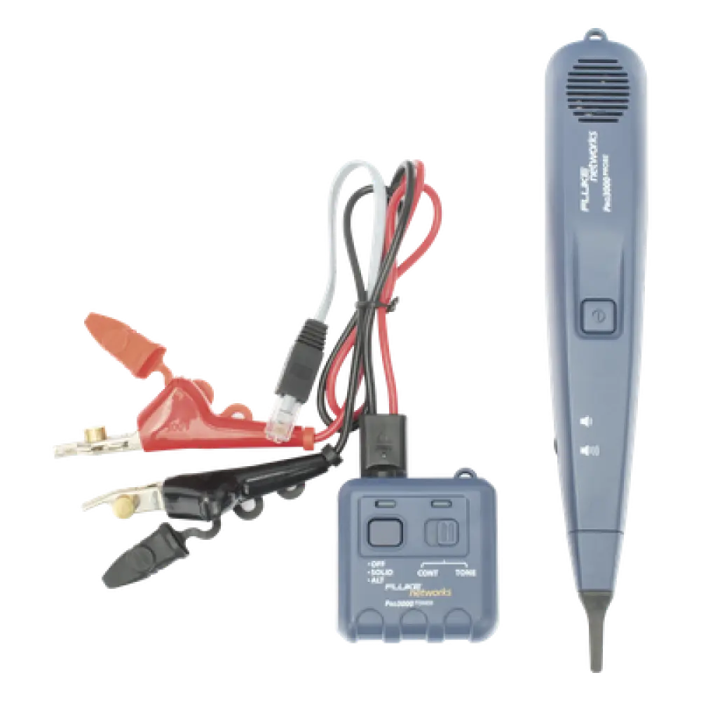 Generador y Sonda de Tonos / 1000-1500 Hz / Protección 60V DC / Filtrado de Interferencias / Altavoz de Alta Potencia