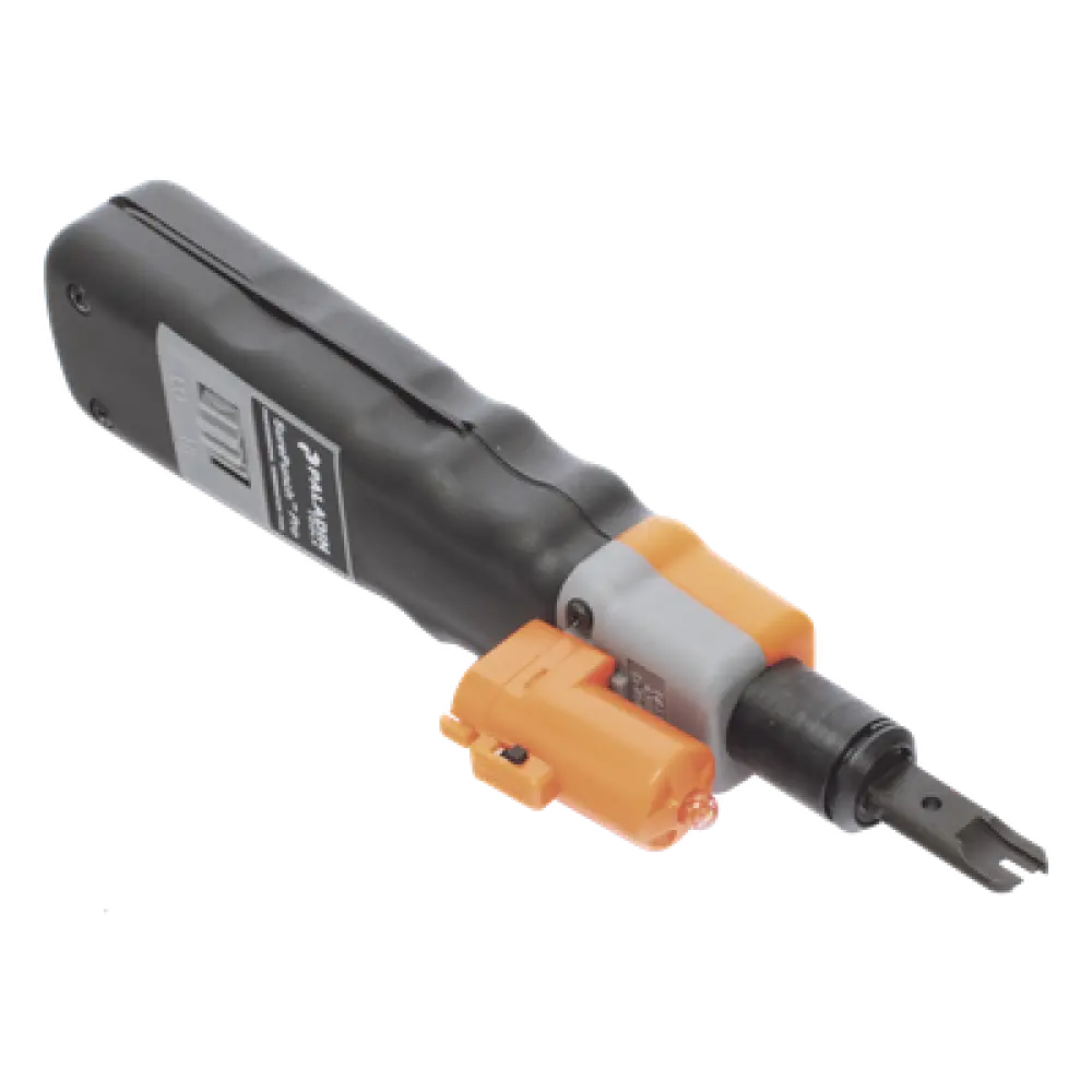 Herramienta de Impacto Punchdown / LED 2200 mcd / Fuerza Ajustable 27.5-37.5 lbs / Compatible Cat.6 23 AWG / Mango Ergonómico