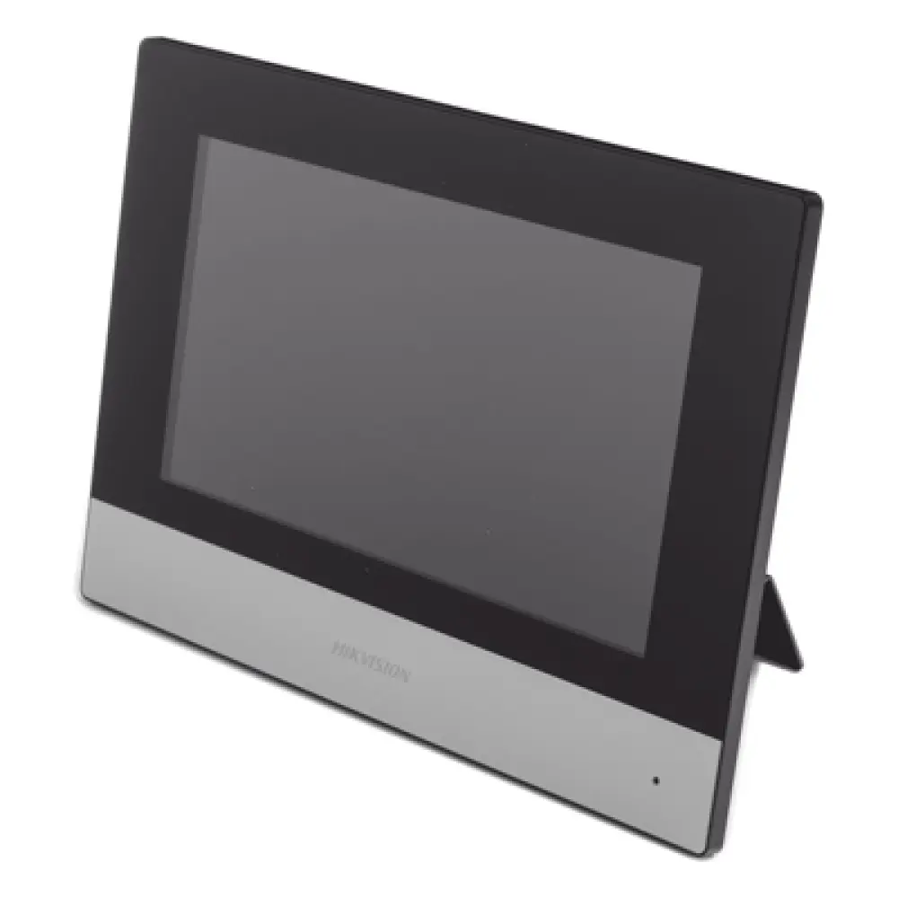 Monitor IP WiFi Touch Screen / Pantalla 7" / Resolución 1024 x 600 / Wi-Fi 2.4 GHz / Ethernet 10/100 Mbps / PoE Estándar / Audio Bidireccional / Integración 16 Cámaras IP 2 MP