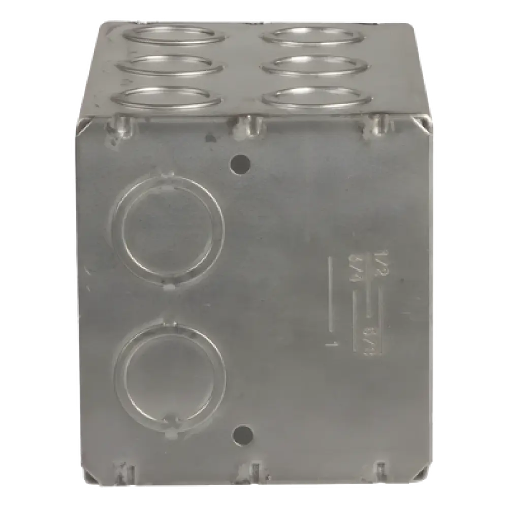 Caja Multigang / 3 Gangs / 3.5 in Profundidad / 19 Entradas 1/2-3/4 in / 67.3 in³ Capacidad