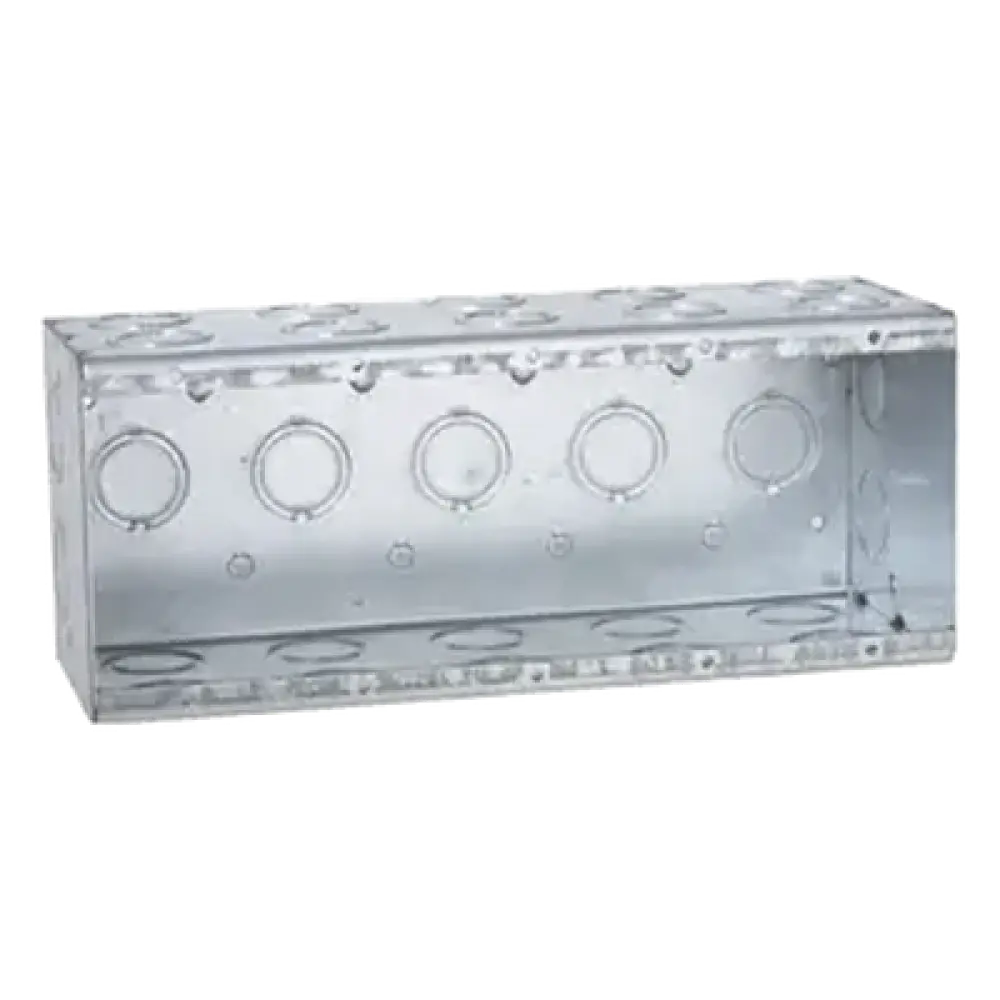 Caja Multigang / 5 Gangs / 3.5 in (8.89 cm) Profundidad / 29 Entradas 1/2 - 3/4 in